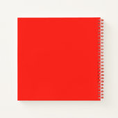 Carnet Vache suisse rouge (Dos)