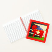 Carnet Vache suisse rouge (Intérieur)