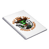 Carnet Vacher spatial drôle alien (Côté Droit)