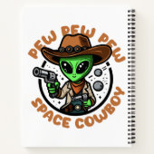 Carnet Vacher spatial drôle d'alien (Dos)