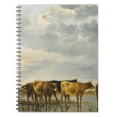 Carnet Vaches dans une rivière Aelbert Cuyp (Devant)