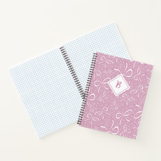 Carnet Vaches de coquette rose délicates (Intérieur)