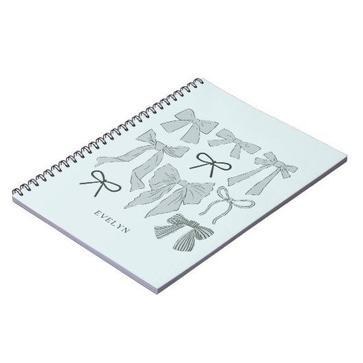 Carnet Vaches romantiques bleues (Côté gauche)