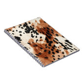 Carnet Vachette animale à la crème Brown (Côté Droit)