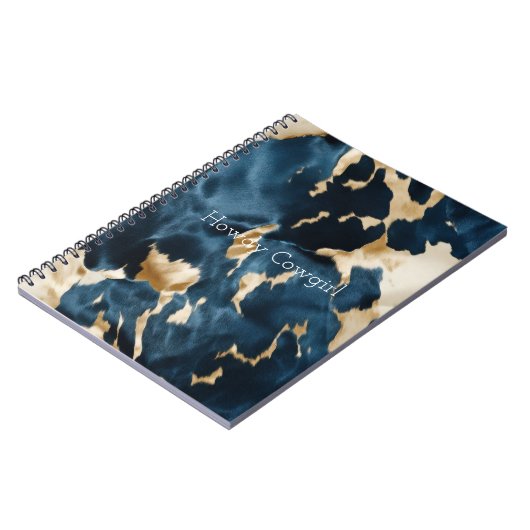 Carnet Vachette dorée Brown de l'Ouest (Côté gauche)