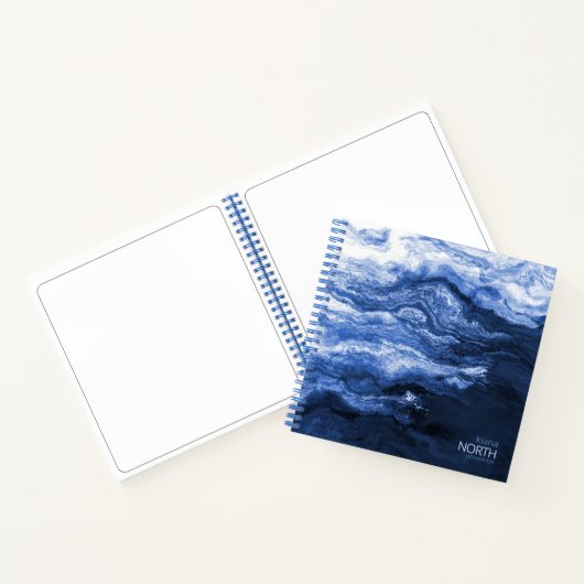 Carnet Vague bleue ID Abstrait795 (Intérieur)