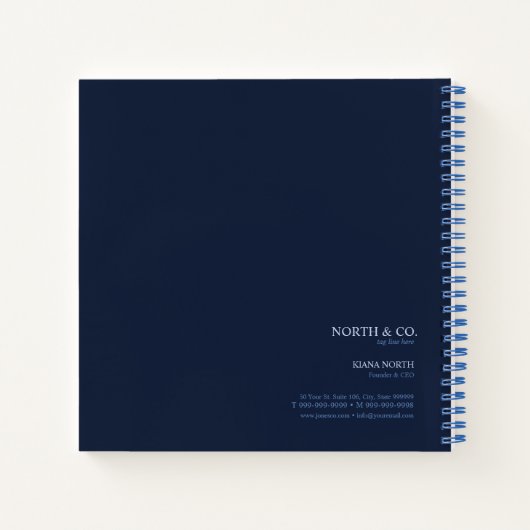 Carnet Vague bleue ID Abstrait795 (Dos)