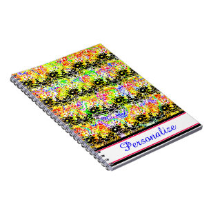 Carnet Vague colorée personnalisée