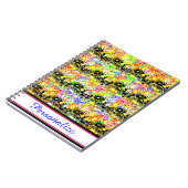 Carnet Vague colorée personnalisée (Côté gauche)