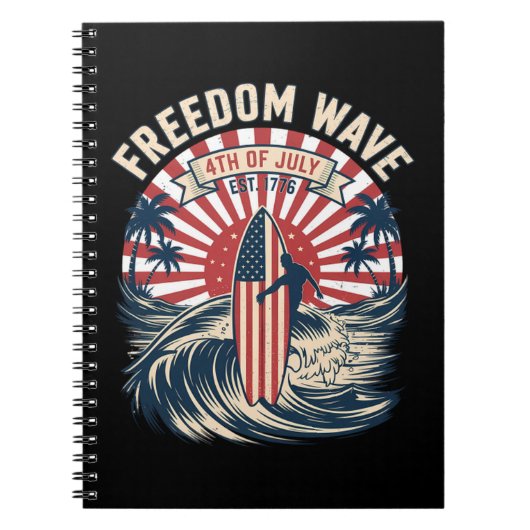 Carnet Vague de liberté 4 juillet (Devant)