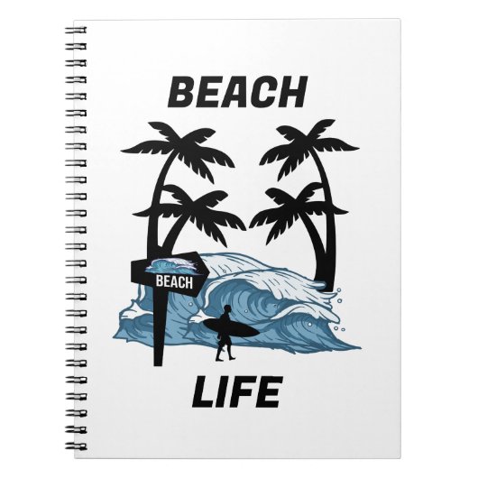 Carnet Vague de plage Funny (Devant)