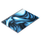 Carnet Vague de soie bleue (Côté gauche)