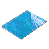 Carnet vague d'eau bleue cool (Côté gauche)