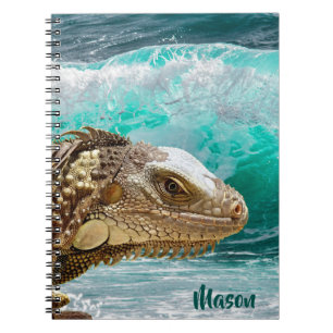 Carnet Vague Iguana (avec nom personnalisé)