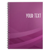 Carnet Vague Lilac Moderne Simple (Devant)