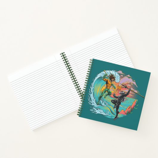 Carnet Vague marémotrice Aquaman & Black Manta (Intérieur)