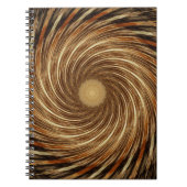 Carnet Vague noire Brown Vague kaléidoscope Art (Devant)