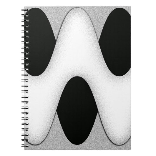 Carnet Vague noire et blanche (Devant)
