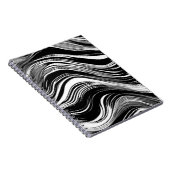 Carnet Vague noire et blanche Abstraite (Côté Droit)
