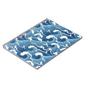 Carnet Vagues Abstraites (Côté gauche)