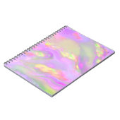 Carnet Vagues abstraites colorées tendance jolies (Côté gauche)
