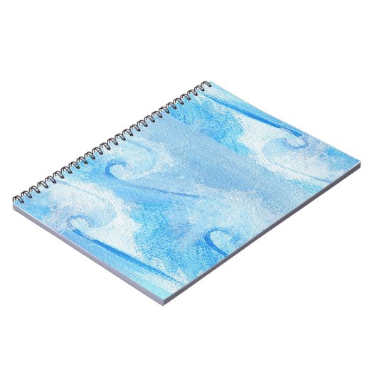 Carnet Vagues Bleues Bébé (Côté gauche)