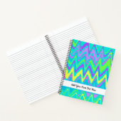 Carnet Vagues colorées (Intérieur)