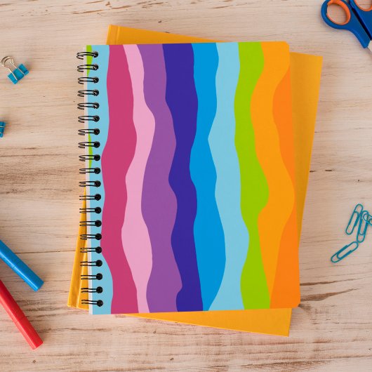 Carnet Vagues colorées