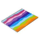 Carnet Vagues colorées (Côté gauche)