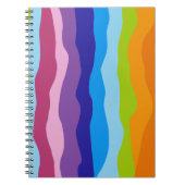 Carnet Vagues colorées (Devant)