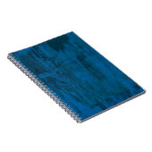 Carnet Vagues de l'océan à minuit | Abstrait bleu profond (Côté Droit)