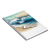 Carnet Vagues de l'océan déferlantes Plage côtière rustiq (Côté Droit)