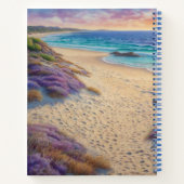 Carnet Vagues de plage et art de rivage (Dos)