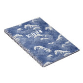 Carnet Vagues de vue sur l'océan bleu (Côté Droit)