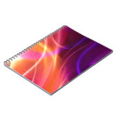 Carnet Vagues dynamiques violettes et roses (Côté gauche)