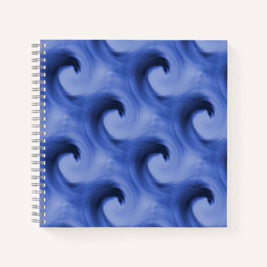 Carnet Vagues en bleu..... (Devant)
