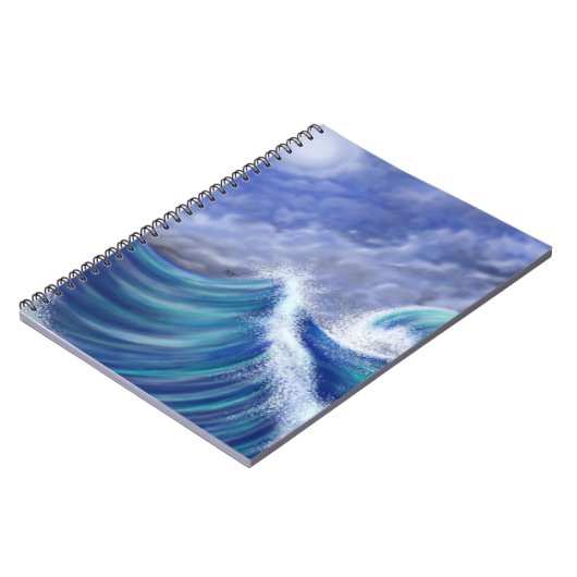 Carnet Vagues lune (Côté gauche)