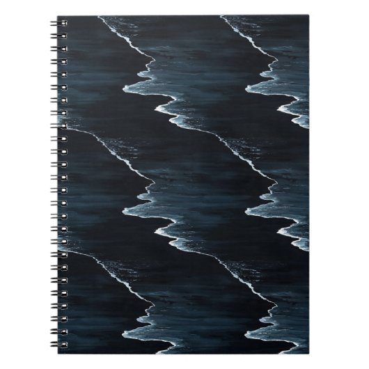 Carnet Vagues océaniques Plage Nuit (Devant)
