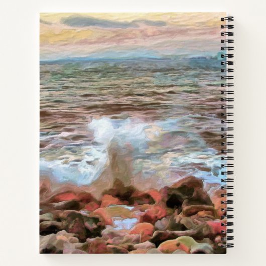 Carnet Vagues rocheuses 0742 (Dos)