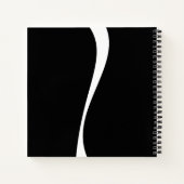 Carnet Vagues simples 2 - Noir et blanc (Dos)