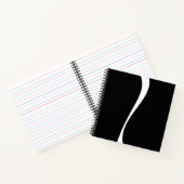Carnet Vagues simples 2 - Noir et blanc (Intérieur)