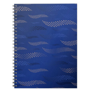 Carnet Vagues Tigre (motif stylisé) 2
