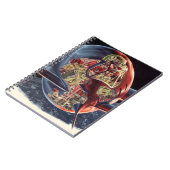 Carnet Vaisseau spatial de fusée d'astronaute de science- (Côté gauche)