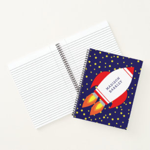 Carnet Vaisseau spatial pour enfants Fusée Mignon