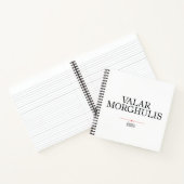 Carnet Valar Morghulis (Intérieur)