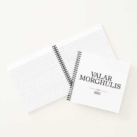 Carnet Valar Morghulis (Intérieur)