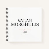 Carnet Valar Morghulis (Devant)