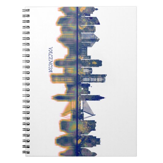 Carnet Valencia Skyline (Devant)
