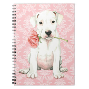 Carnet Valentine Dogo rose