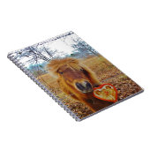 Carnet Valentine Heart Miniature Brown Horse (Côté Droit)
